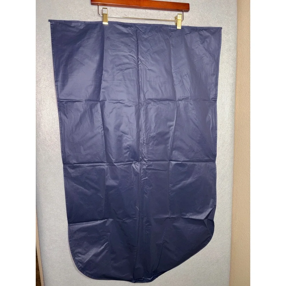 Polo Ralph Lauren Navy Blue Garment Bag Suit Cover Travel Bag Logo Quiet Luxury
